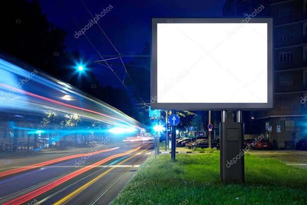 Banner publicitario en un sitio web con métricas de conversión
