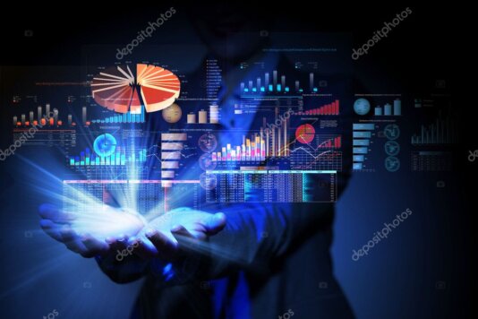 Ilustración de crecimiento y marketing para anunciantes