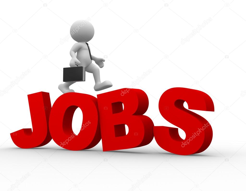 Icono de empleo sobre fondo claro