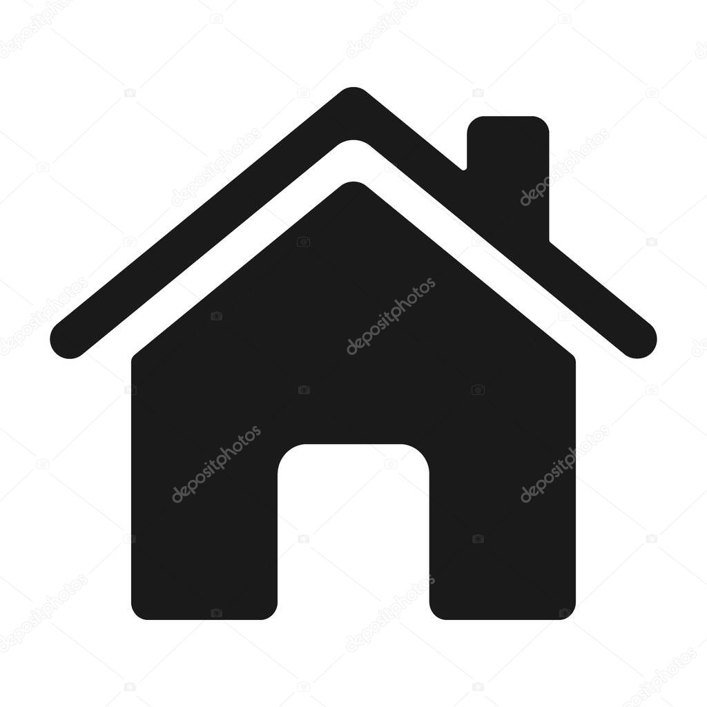 Ícono de casa para inmuebles