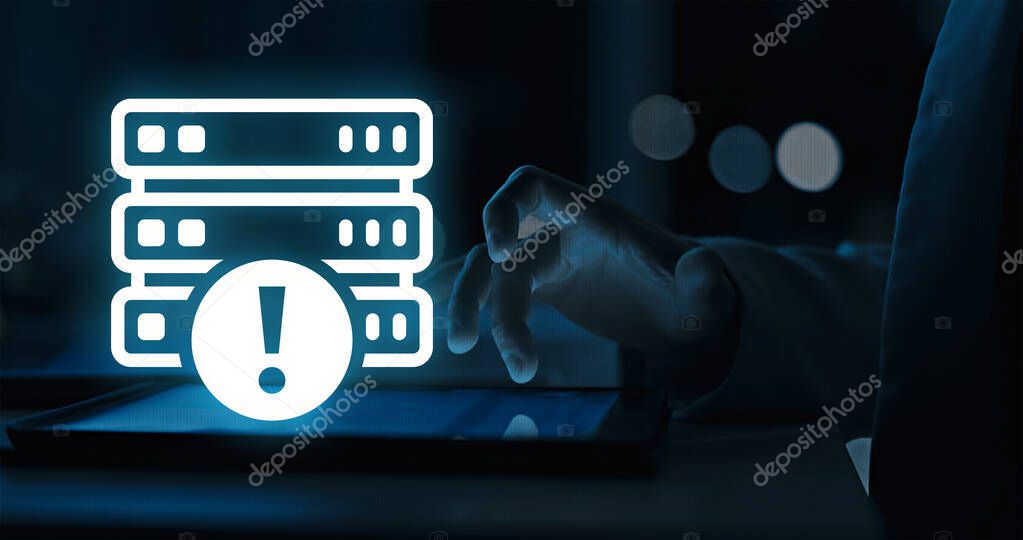 Enlace sospechoso con icono de phishing